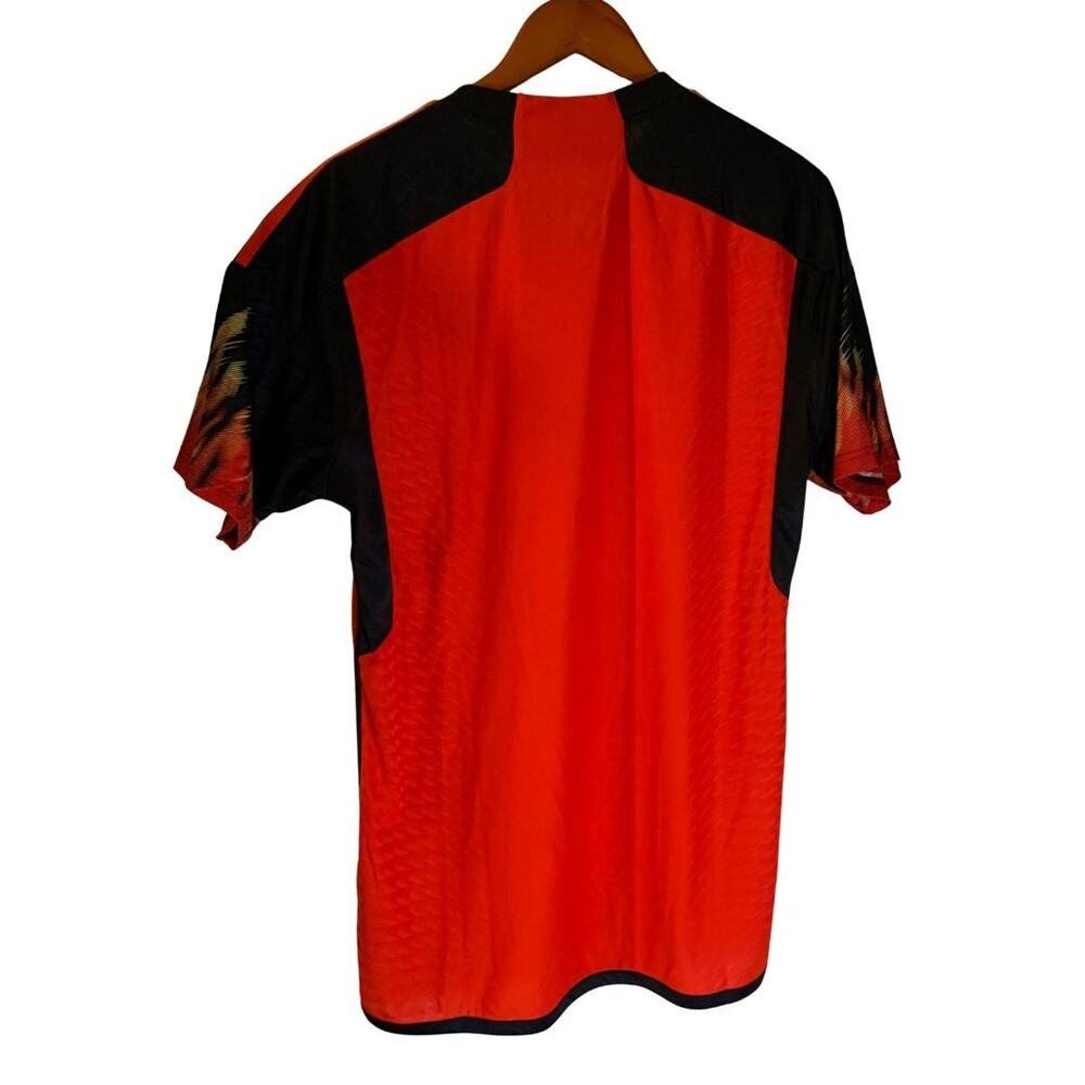 Adidas Belgium 2022 National Team Jersey Size L Red Devils Flames Slim HD9413 - Picture 2 of 12